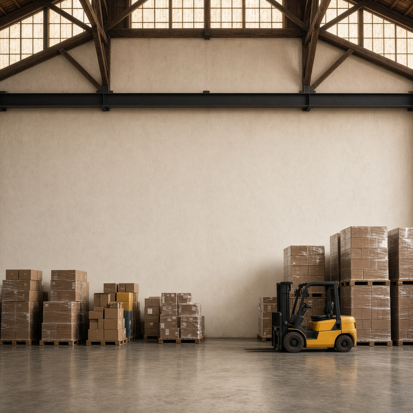 TriOrigin warehouse and pallet storage