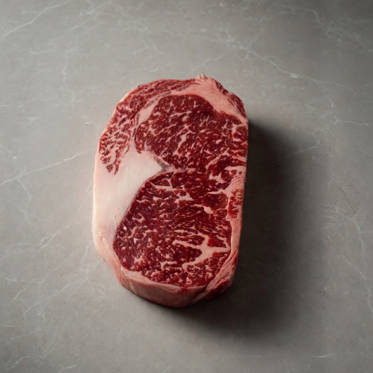 Black Origin ribeye with visible marbling